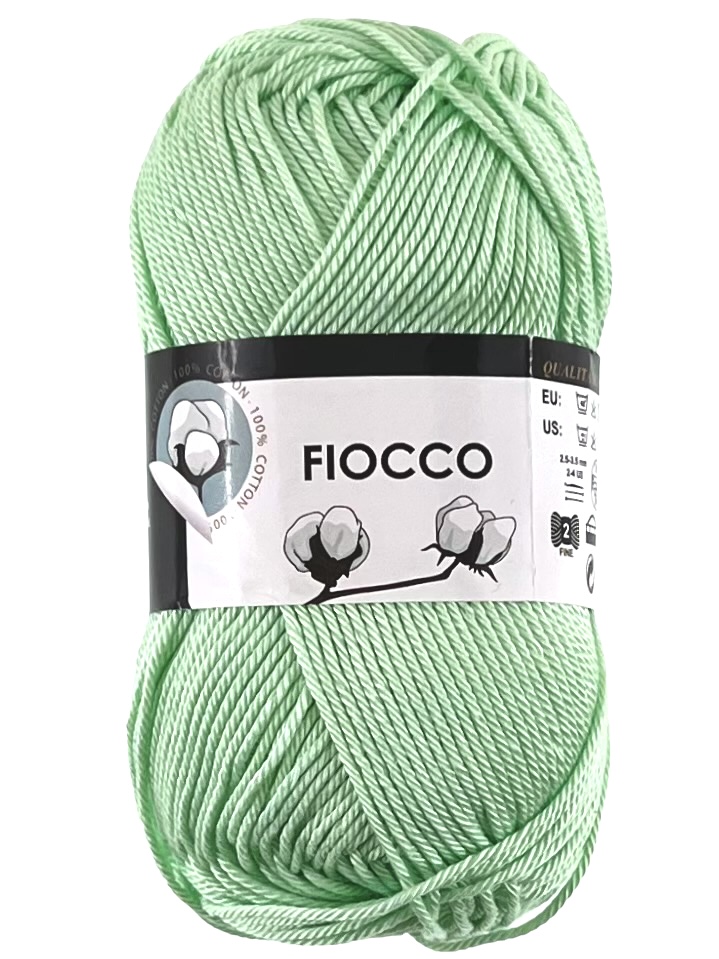 Fiocco Baumwollgarn Hellgrün 7618